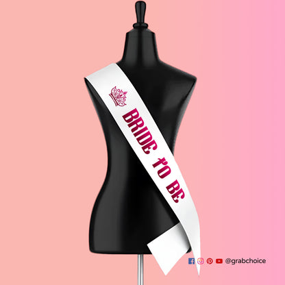 Bride To Be Sash