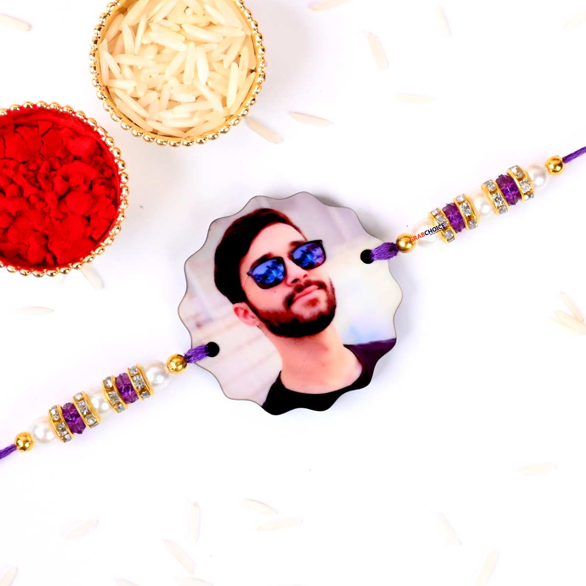 Personalized Unique Rakhi For Brother With Photo