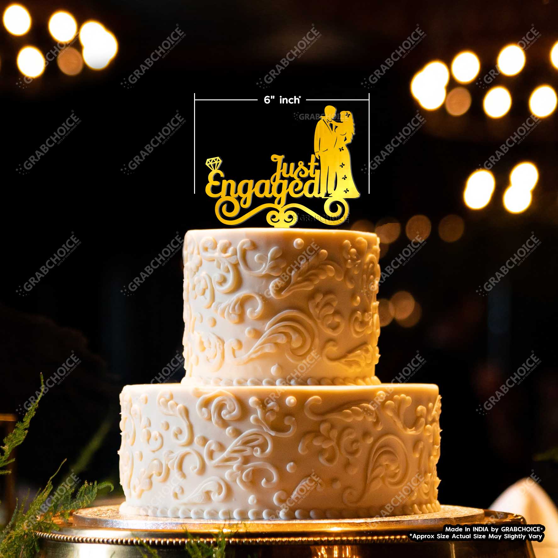Custom Mr&Mrs Date Engaged Cake Topper Engagement Cake Topper Personalized  Engagement Party Decor Bridal Shower Supplies - AliExpress